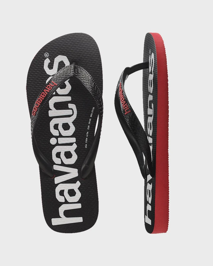 Top Logomania 2 - Black/Ruby