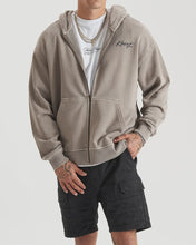 Load image into Gallery viewer, Hedda Relaxed Hooded Zip Sweater
