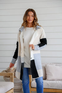 Time Square Button Cardigan