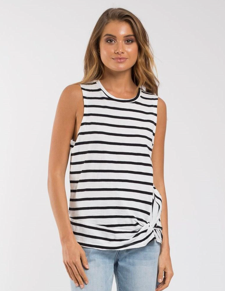 Knot Front Crop Tank