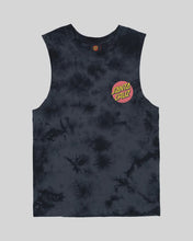 Load image into Gallery viewer, Beware Dot Tie Dye  SS Muscle

