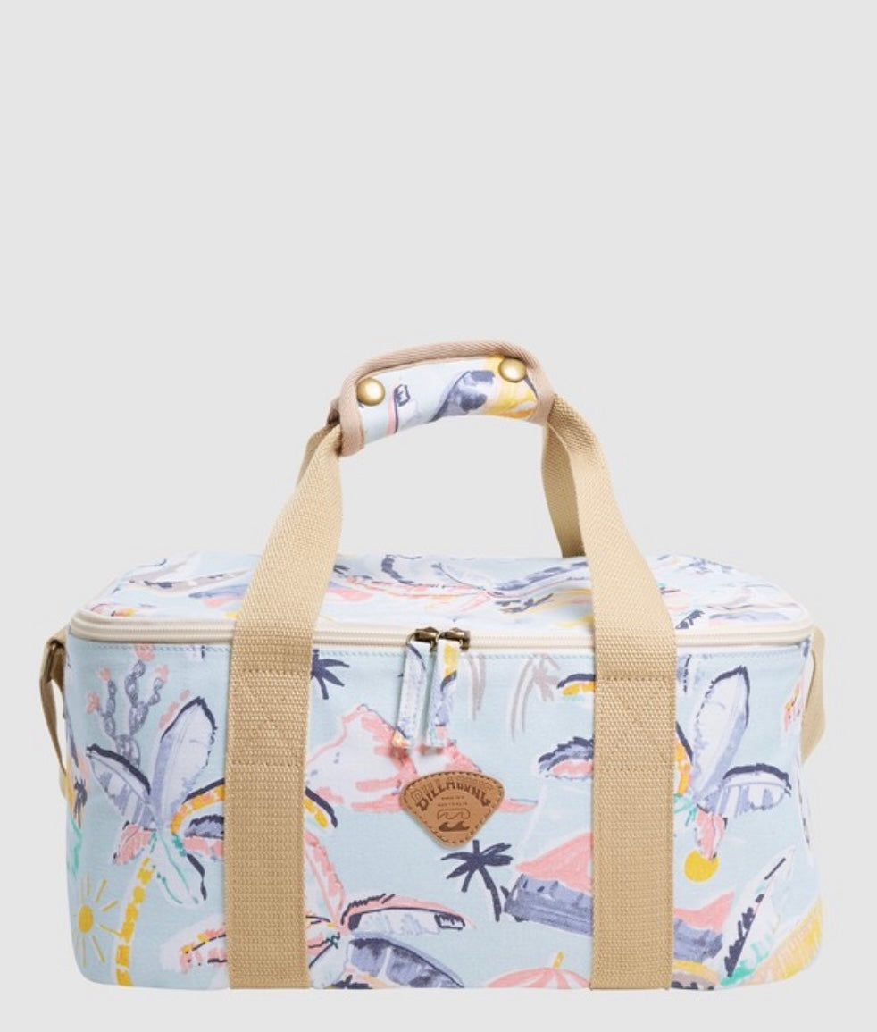 Blue Palm Cooler Bag