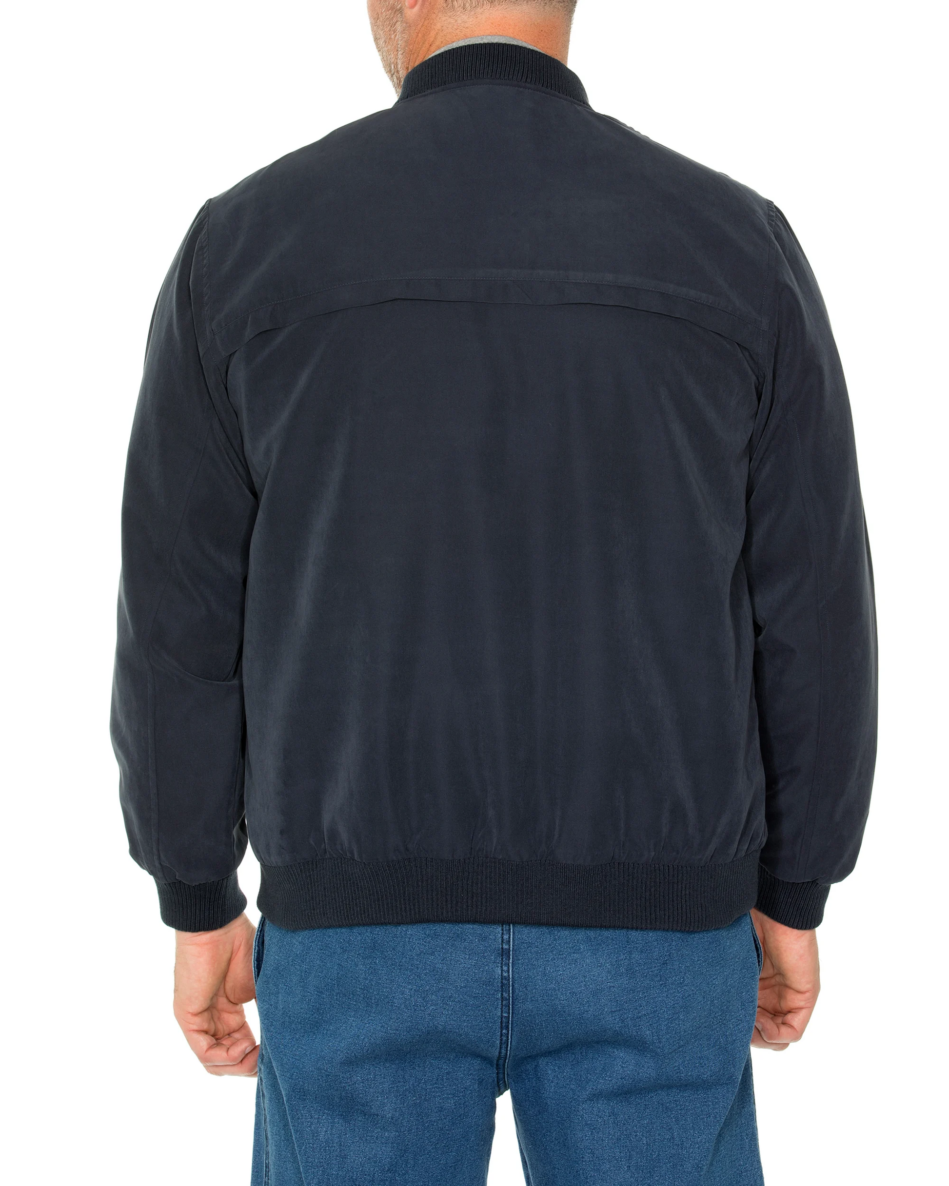 Microfibre Bomber - Navy