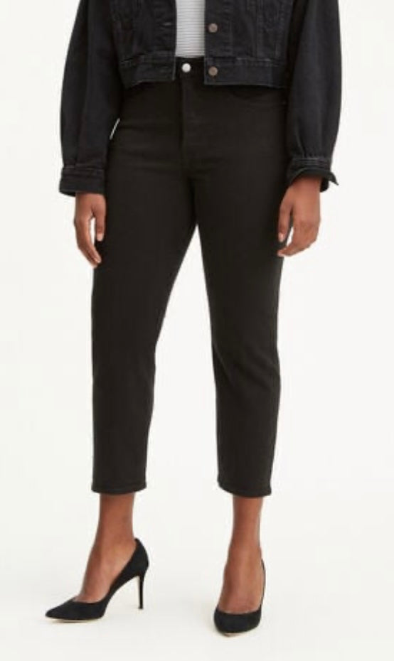 LEVI Wedgie Straight-Black