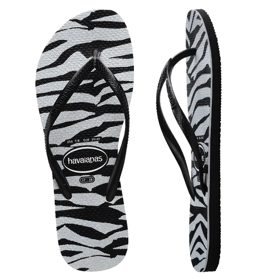 Ladies Slim Animal Glitter