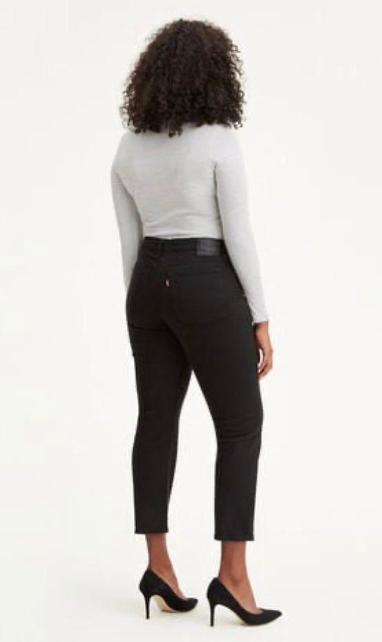 LEVI Wedgie Straight-Black