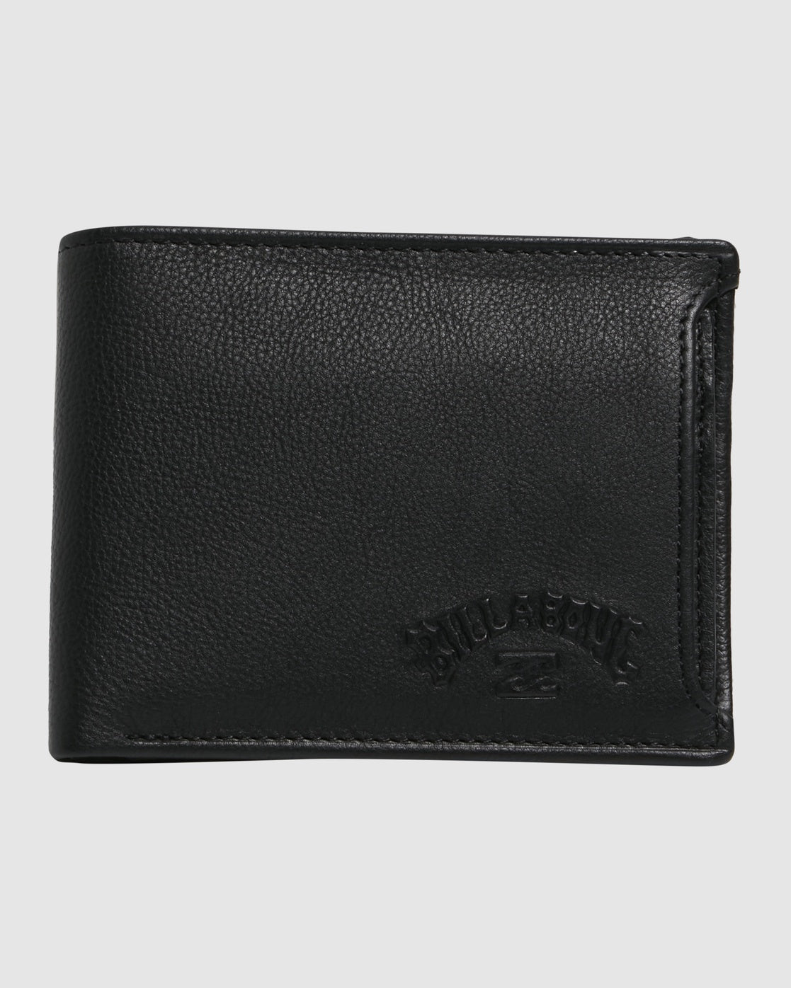 Slim 2 In 1 Leather Wallet-Black